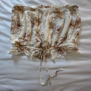 Floral tube top size medium
